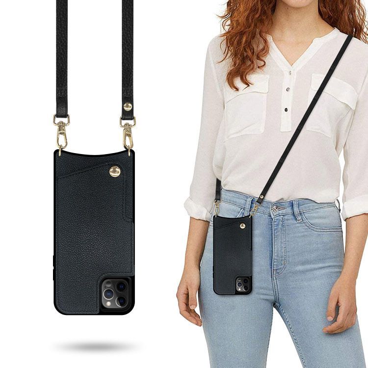 iPhone Xs Max Wallet Case, ZVE iPhone Xs Max Case with Credit Card Holder  Slot Crossbody Strap Handbag Purse Wrist Zipper Strap Case Cover for Apple