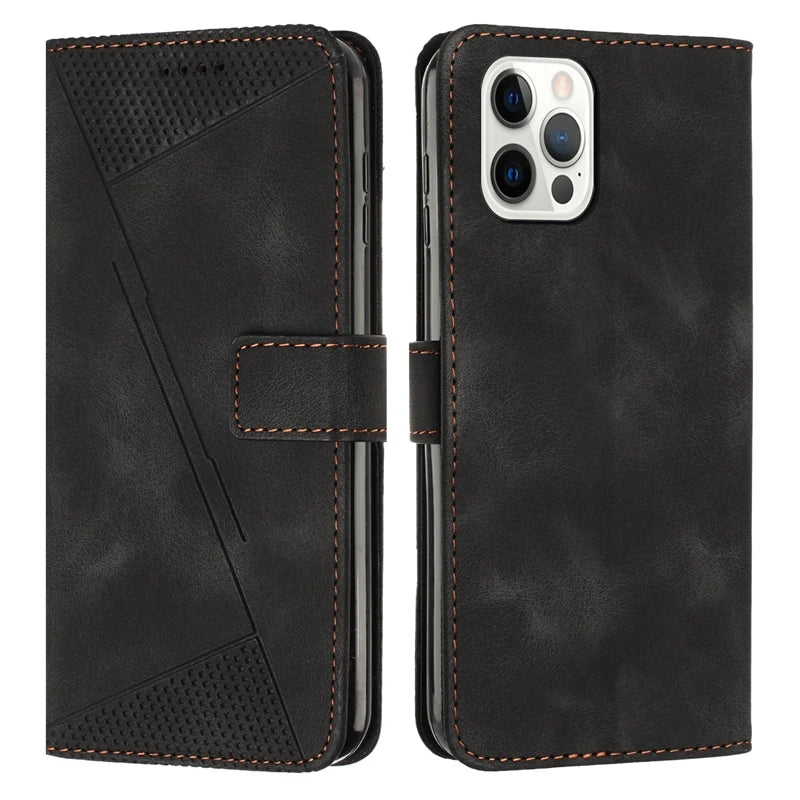 Wallet Magnetic Flip Leather Case For iPhone 16 15 14 13 Pro Max Plus