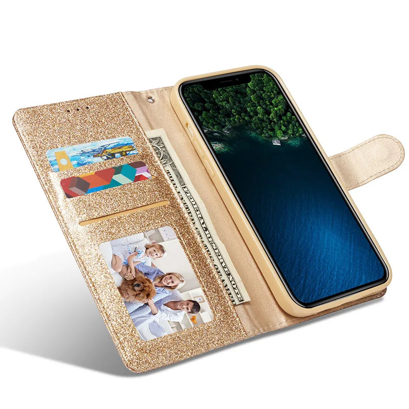 Glitter Clamshell High-end Mobile Phone Case