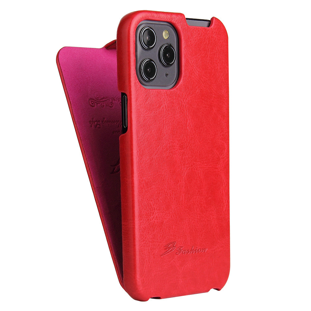 Business Horizontal Flip Case for iPhone 11-16e Series | Premium PU leather | Drop-Proof Screen Protection