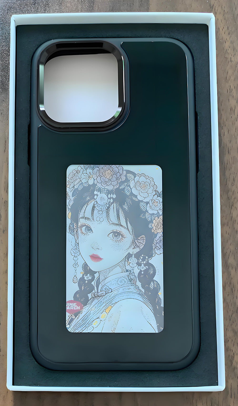 New High end E-Ink screen Phone case For iPhon, Couple Family Photo DIY Pattern Screen projection shell