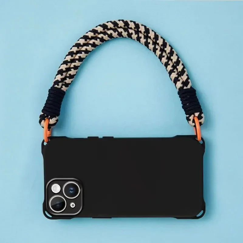 Crossbody Necklace Cord Lanyard Phone Case For iPhone Soft Cover