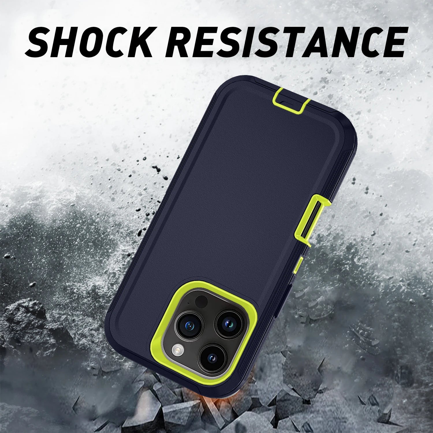 Armor Shockproof Defender Phone Case For iphone | Hard PC+TPU Back Cover