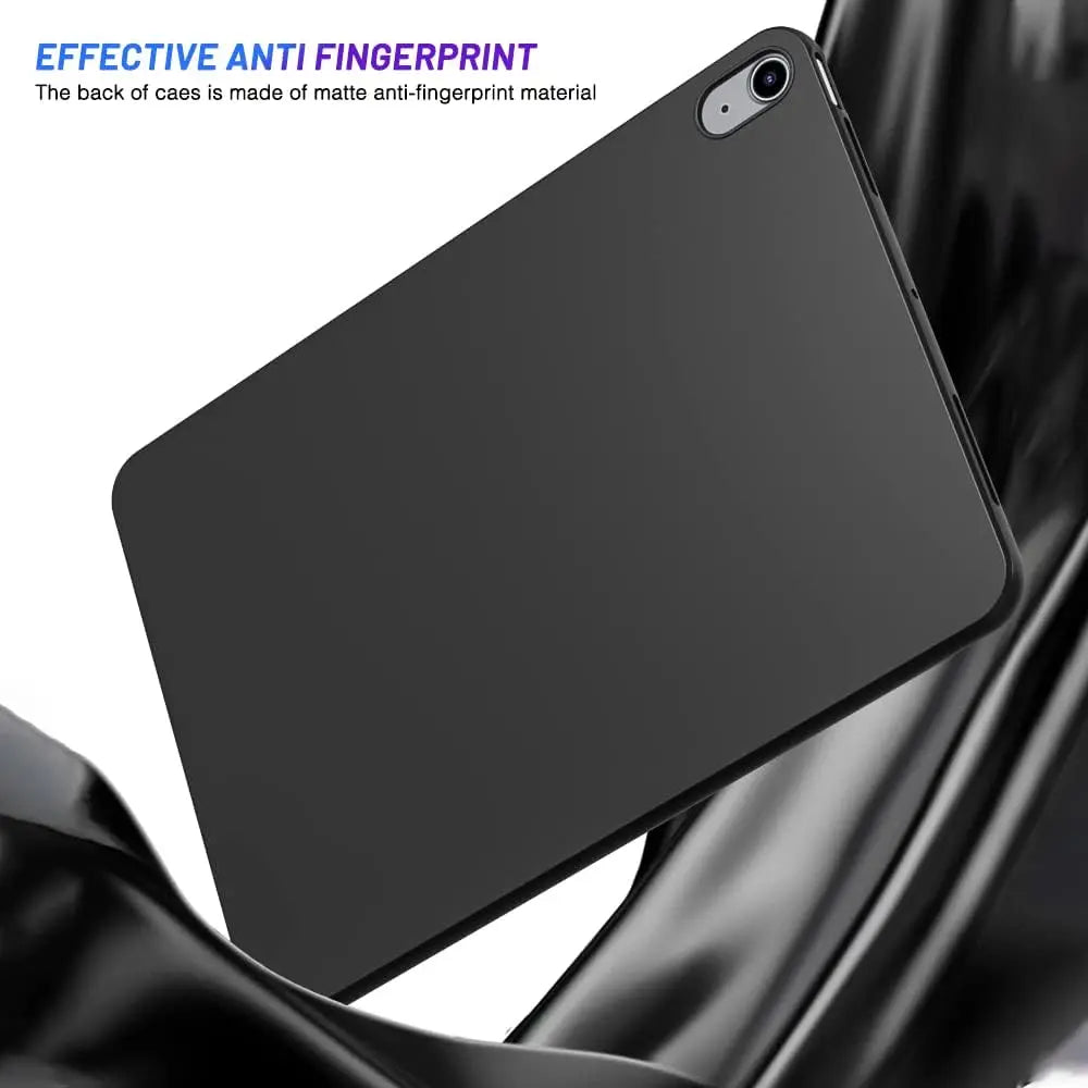 Silicone Tablet Case for iPad Flexible Soft TPU Black Shell Back Cover