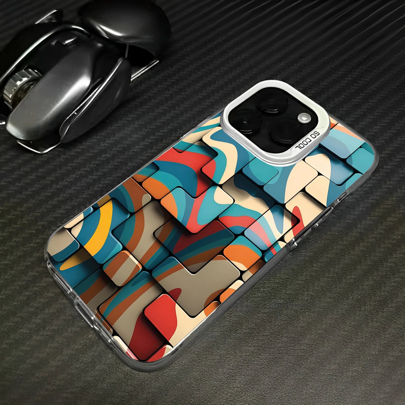 Colorful Puzzle Design Phone Case Cover for Iphone