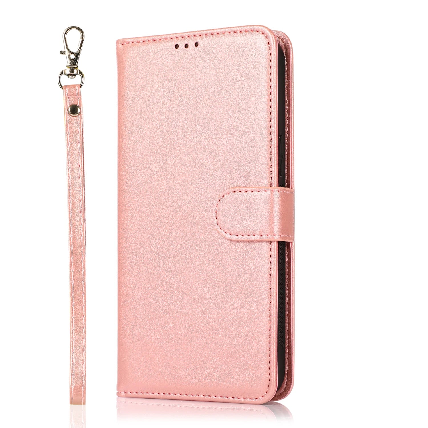 2 in 1 Magnetic Flip Leather Wallet Case for iPhone Card Slot Detachable Cover