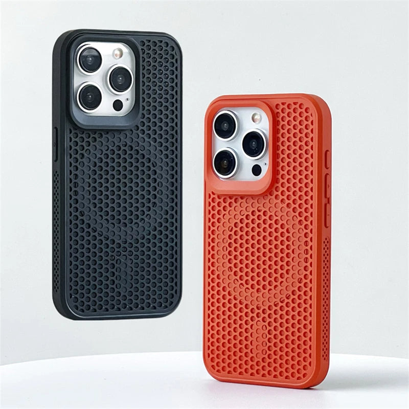 Heat Dissipation Mesh For Magsafe Magnetic Case For iPhone Cooling Breathable Wireless Charging