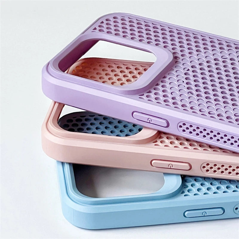 Heat Dissipation Mesh For Magsafe Magnetic Case For iPhone Cooling Breathable Wireless Charging