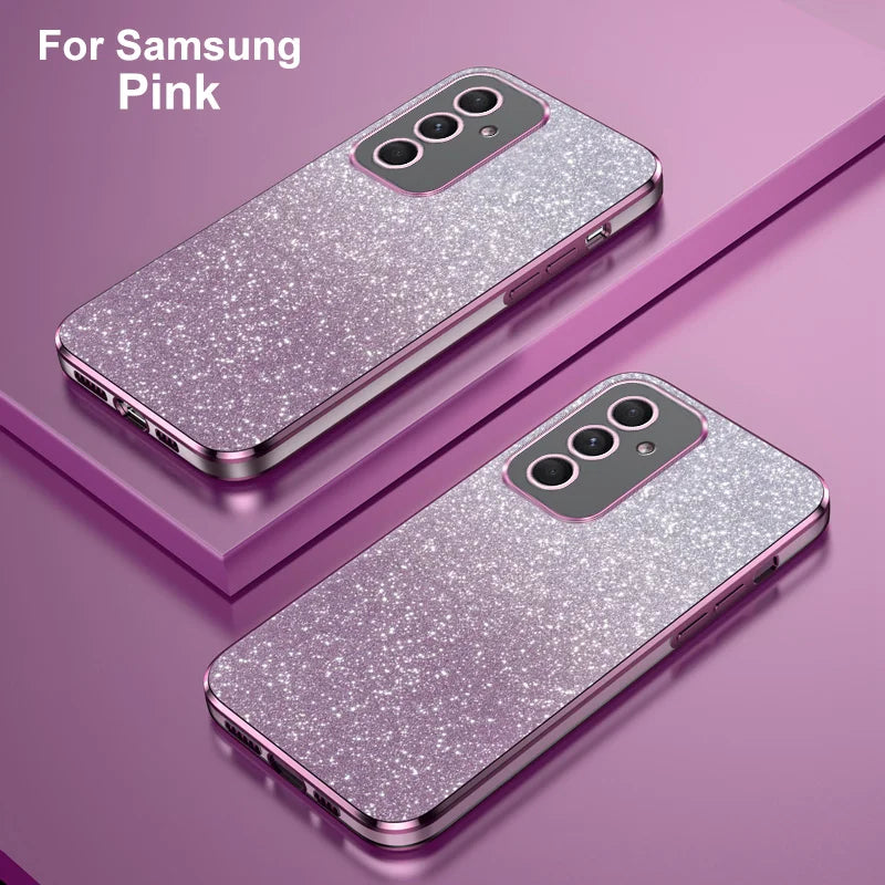 Luxury Glitter Electroplated Protective Shell For Samsung Galaxy A Series