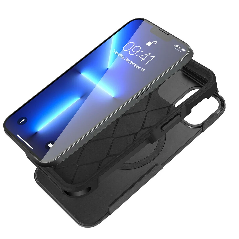 Heavy Duty Rugged Magnetic Hybrid Matte Cover