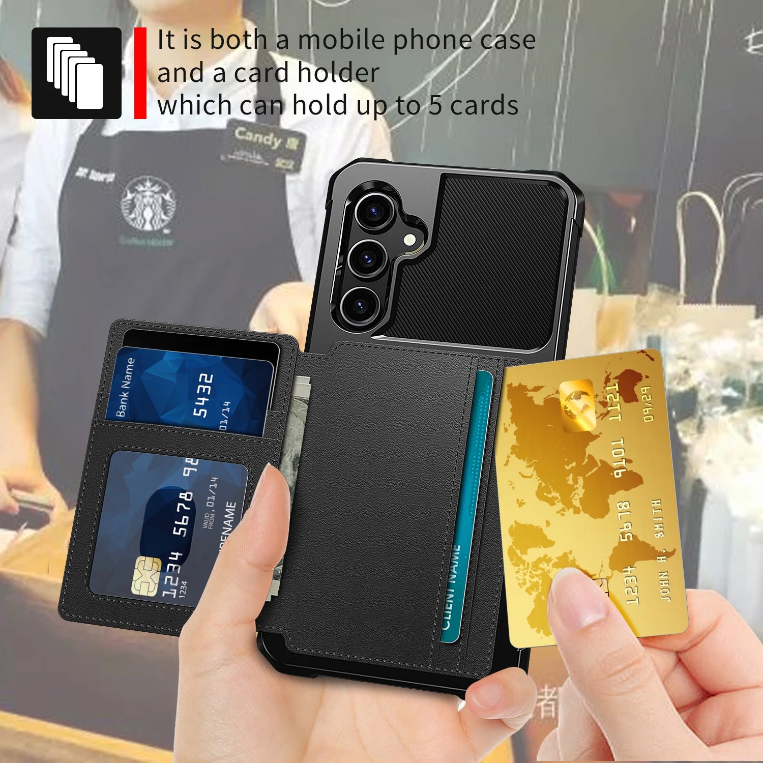 Magnetic Cards Solt Leather Wallet Case For Samsung Galaxy S Series Pocket Pouch Bag Cover