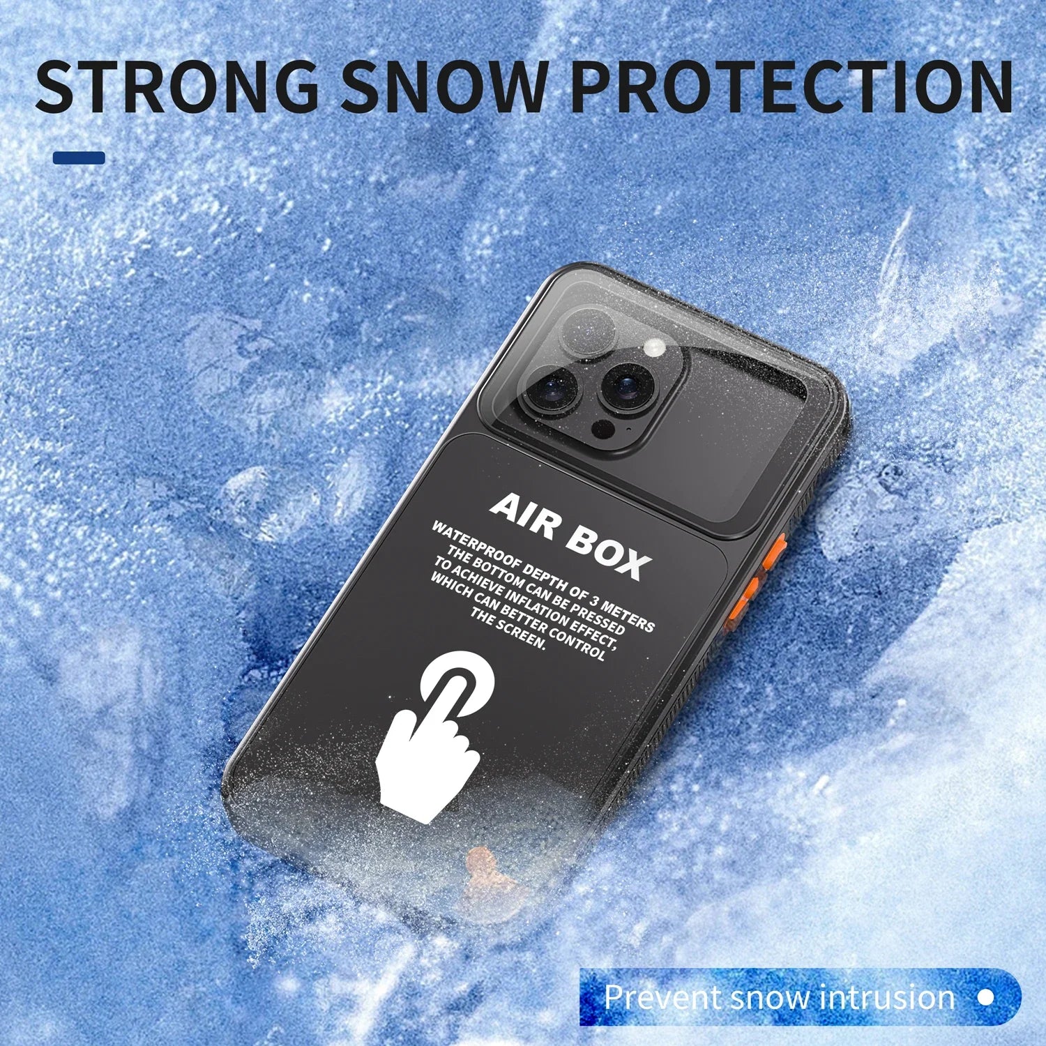 IP68 Waterproof Phone Case For iphone| Underwater Full Sealing Cover Shockproof Screen Protector