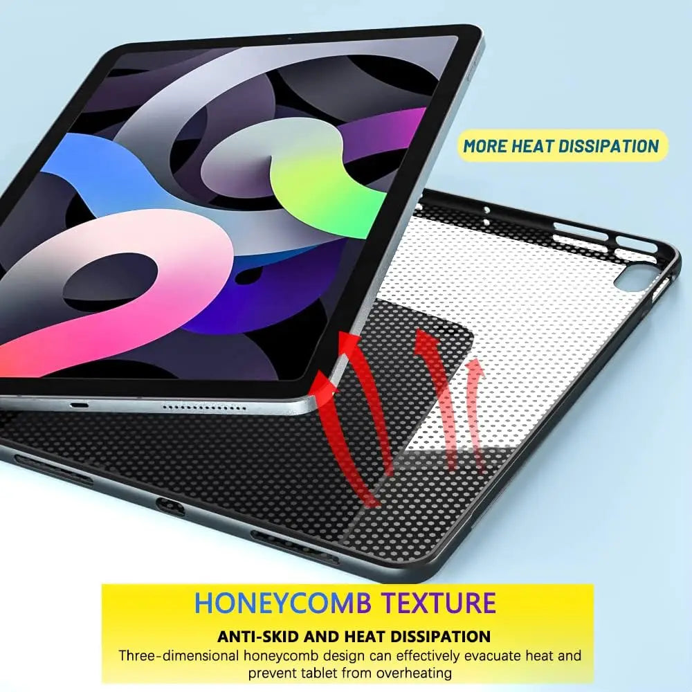 Silicone Tablet Case for iPad Flexible Soft TPU Black Shell Back Cover