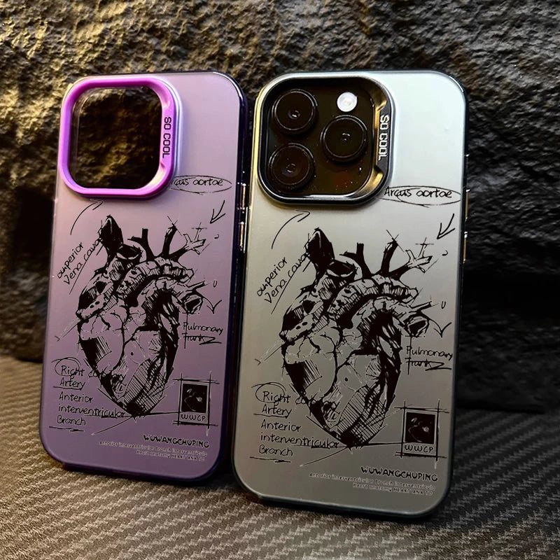 Creative Cardiovascular model Heart Medical Phone Case For iPhone | Anti-drop Cover