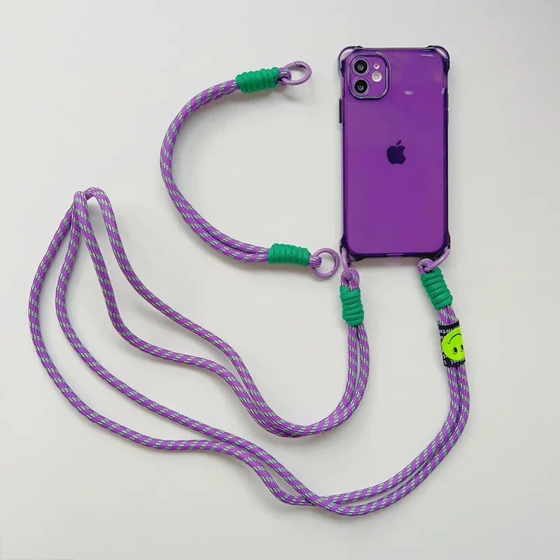 Crossbody Necklace Lanyard Phone Case For IPhone 16 Pro Ma 15 14 13 12 - Foto 7