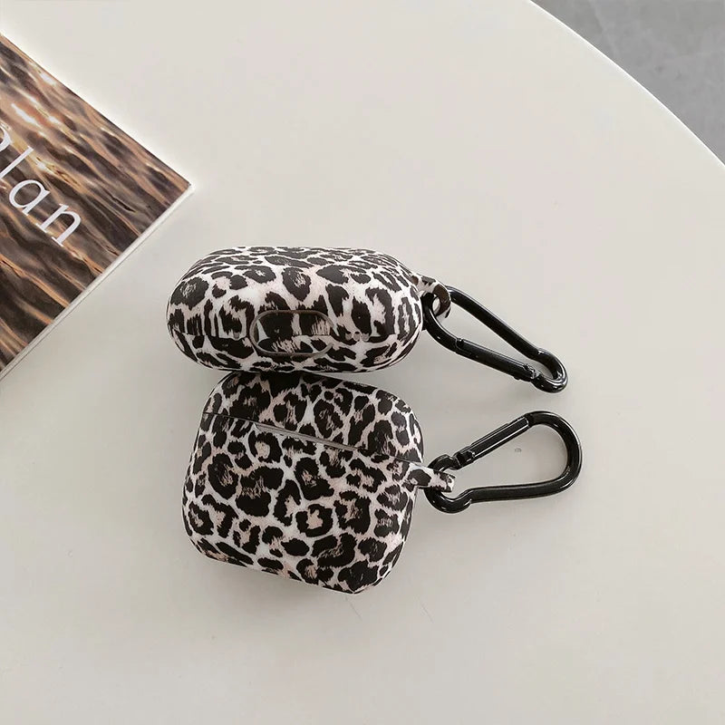 Leopard Print Earphone Case For Airpods