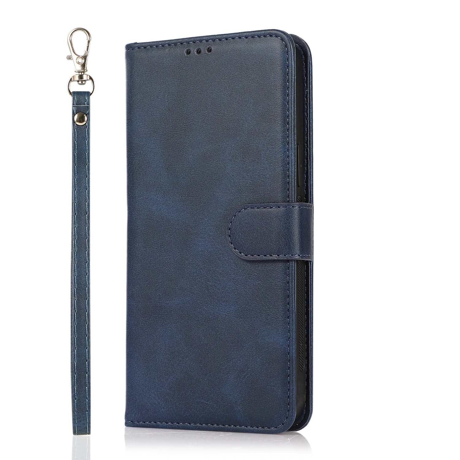 2 in 1 Magnetic Flip Leather Wallet Case for iPhone Card Slot Detachable Cover