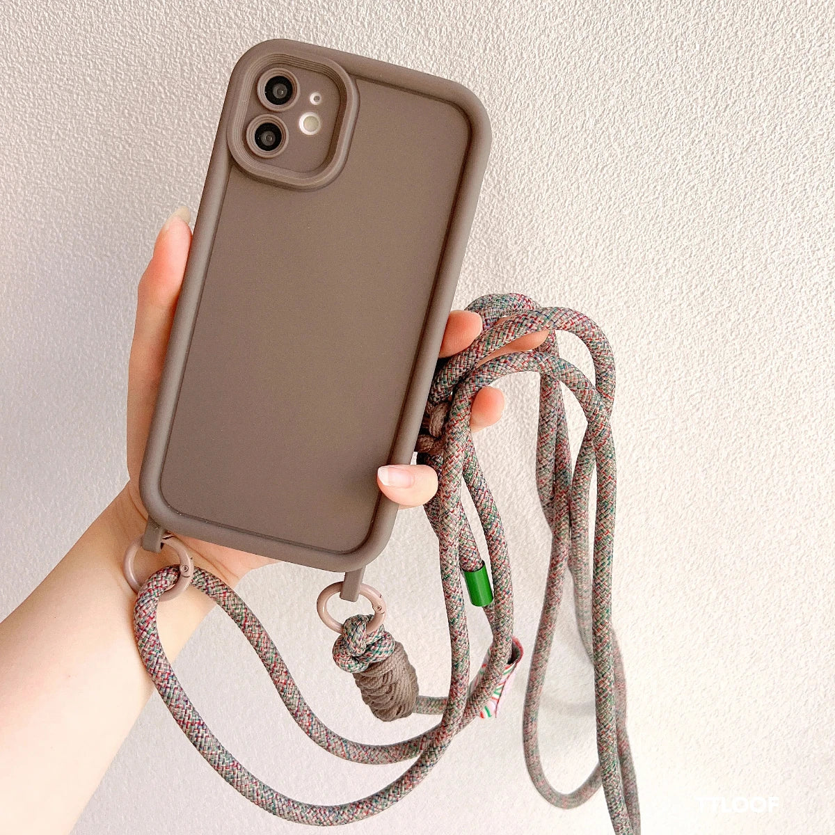 Crossbody Necklace Adjustable Lanyard Phone Case for iphone 15 14 13 11 12 Pro Max MiNi XR X XS 7 8 plus SE Soft Cover