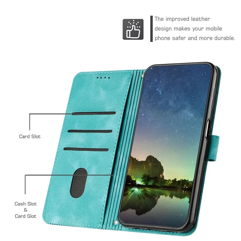 Wallet Magnetic Flip Leather Case For iPhone 16 15 14 13 Pro Max Plus