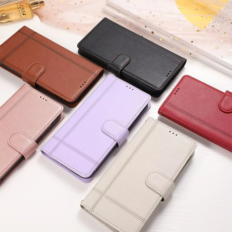 Mirror Wallet Flip Case For Samsung Galaxy S Series