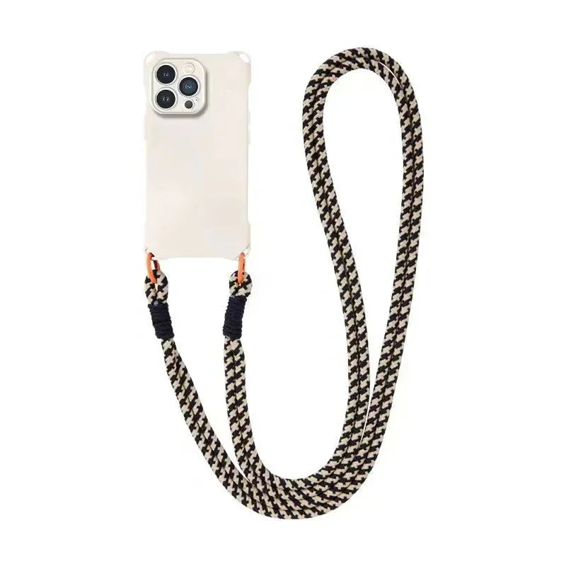 Crossbody Necklace Cord Lanyard Phone Case For iPhone Soft Cover