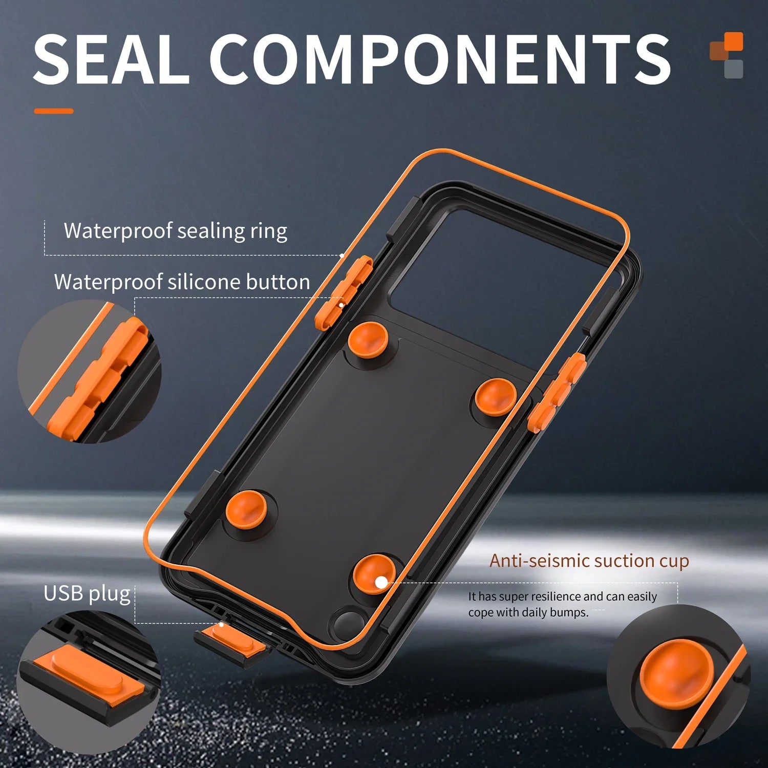 IP68 Waterproof Phone Case For iphone| Underwater Full Sealing Cover Shockproof Screen Protector