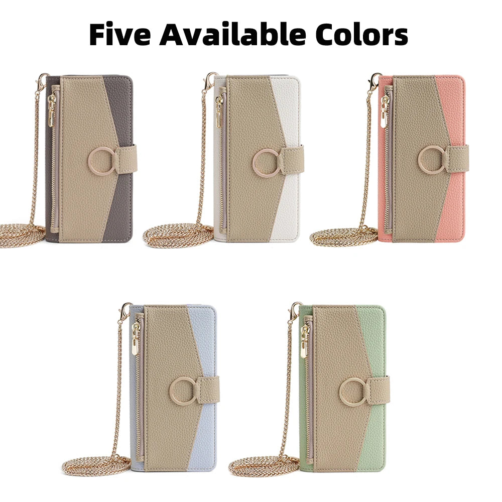 Multi-color Patchwork Fashion Chain Phone Case  for Samsung S Series