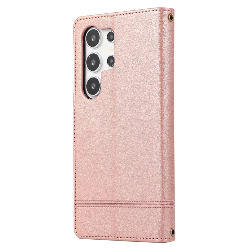 Mirror Wallet Flip Case For Samsung Galaxy S Series