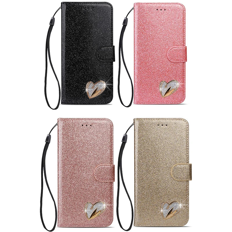 Glitter Clamshell High-end Mobile Phone Case