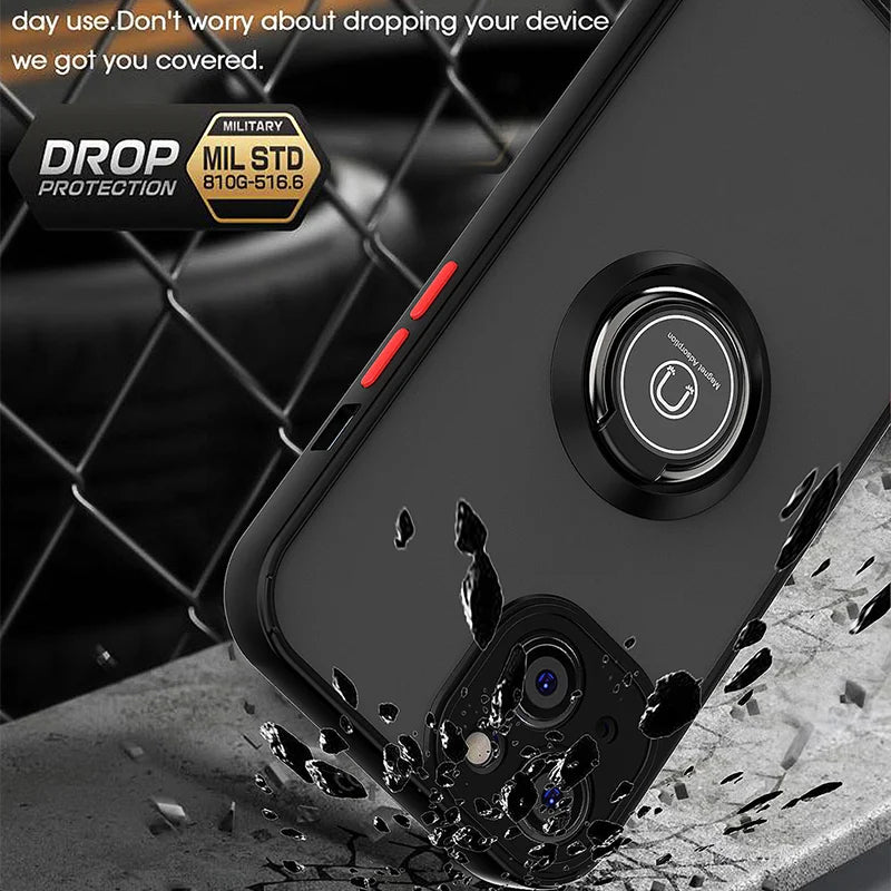 Magnetic Phone Case For iPhone | Multifunctional Ring Holder Protector Protective Shell