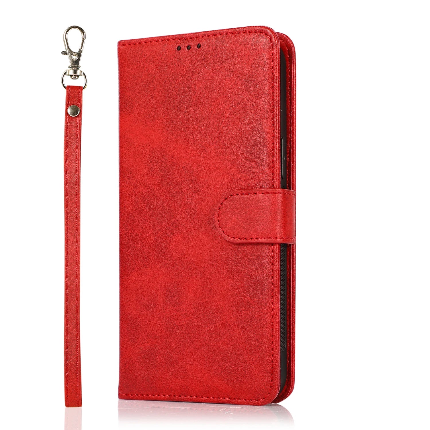 2 in 1 Magnetic Flip Leather Wallet Case for iPhone Card Slot Detachable Cover