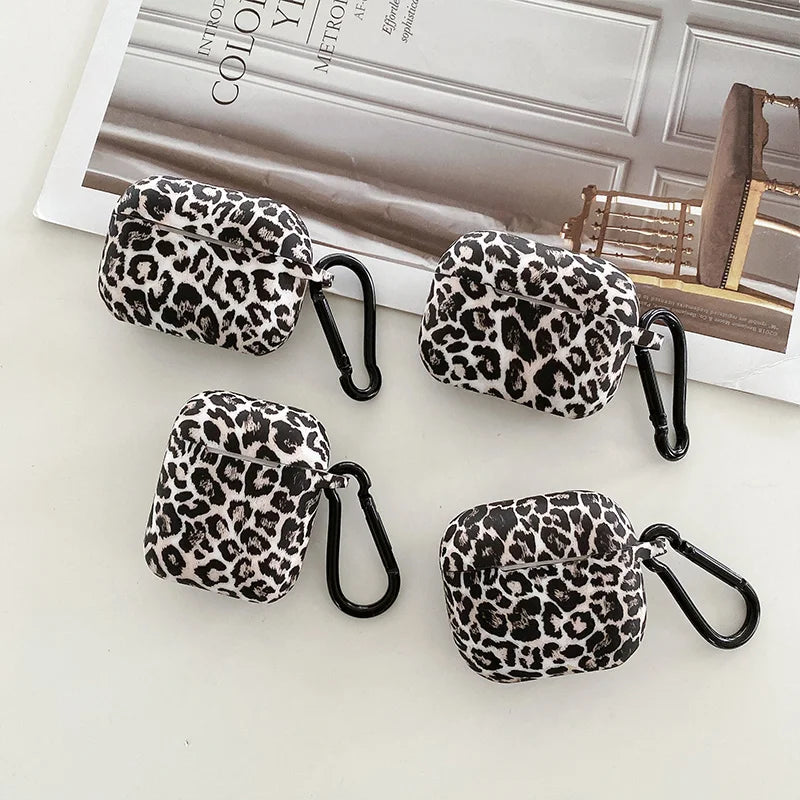 Leopard Print Earphone Case For Airpods