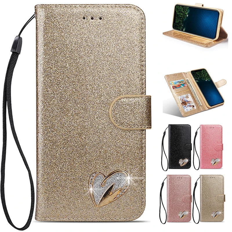 Glitter Clamshell High-end Mobile Phone Case