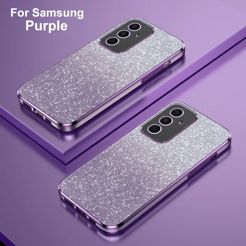 Luxury Glitter Electroplated Protective Shell For Samsung Galaxy A Series