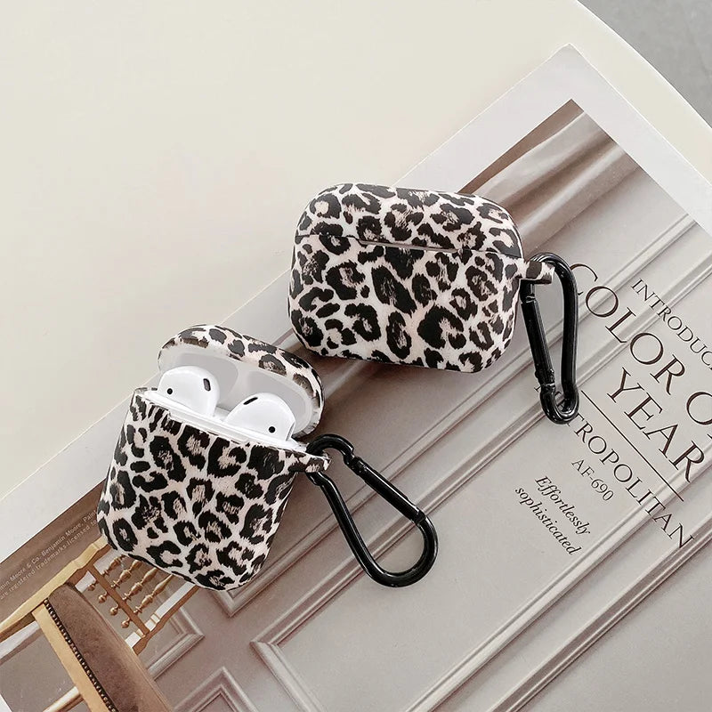 Leopard Print Earphone Case For Airpods