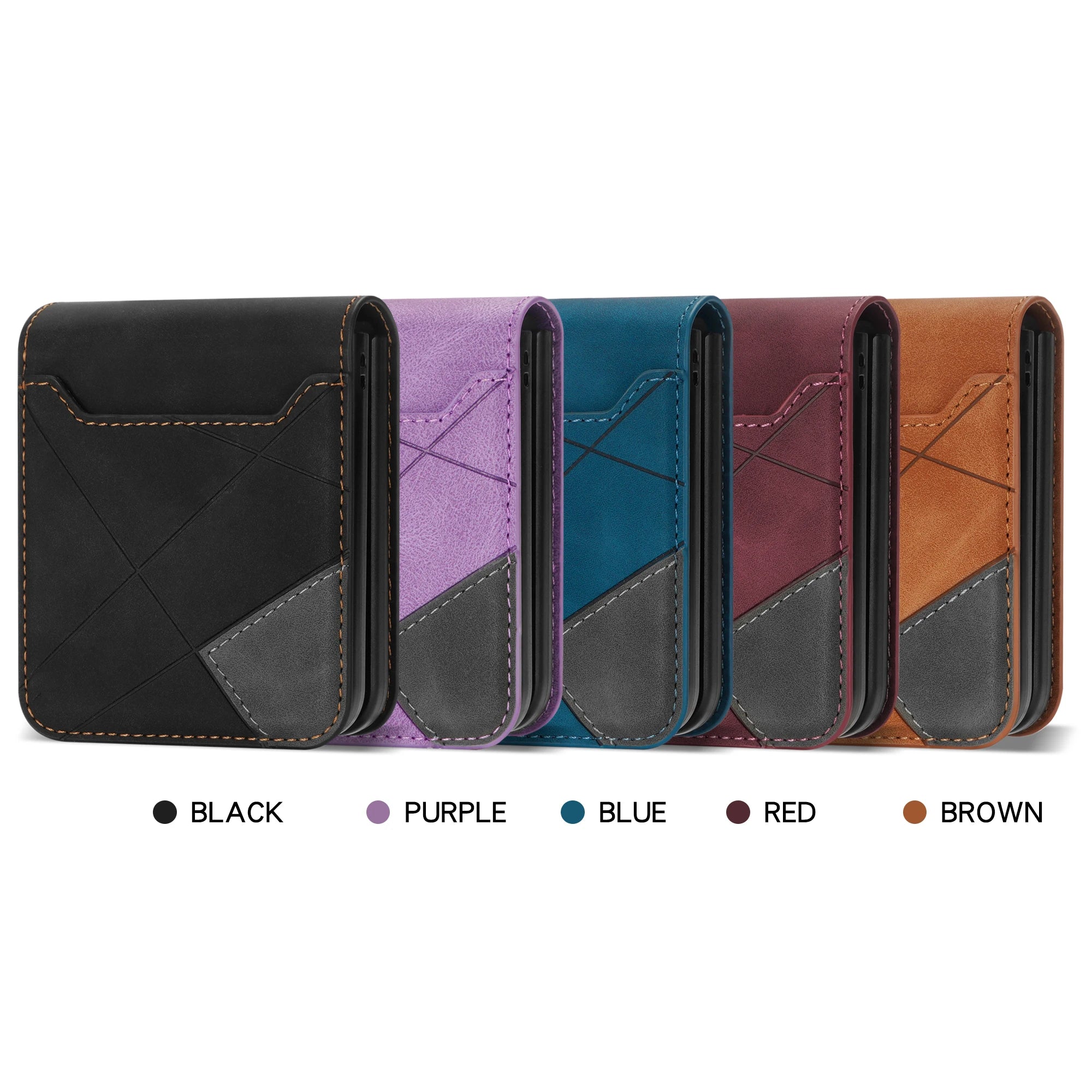 Leather Wallet Case For Samsung Galaxy Z Flip Series