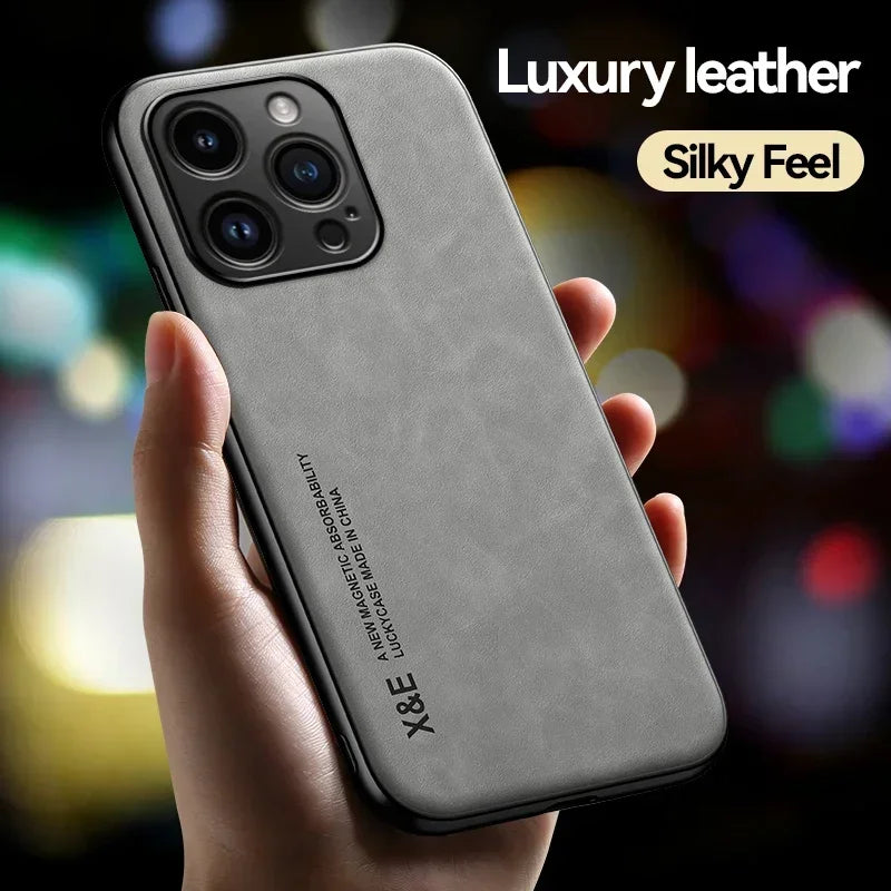 Case For iPhone 16 15 14 13 12 11 Pro Max Plus 13 12 Mini 8 7 Plus SE X XR Luxury Protective Cover Car Holder Phone Coque Fundas