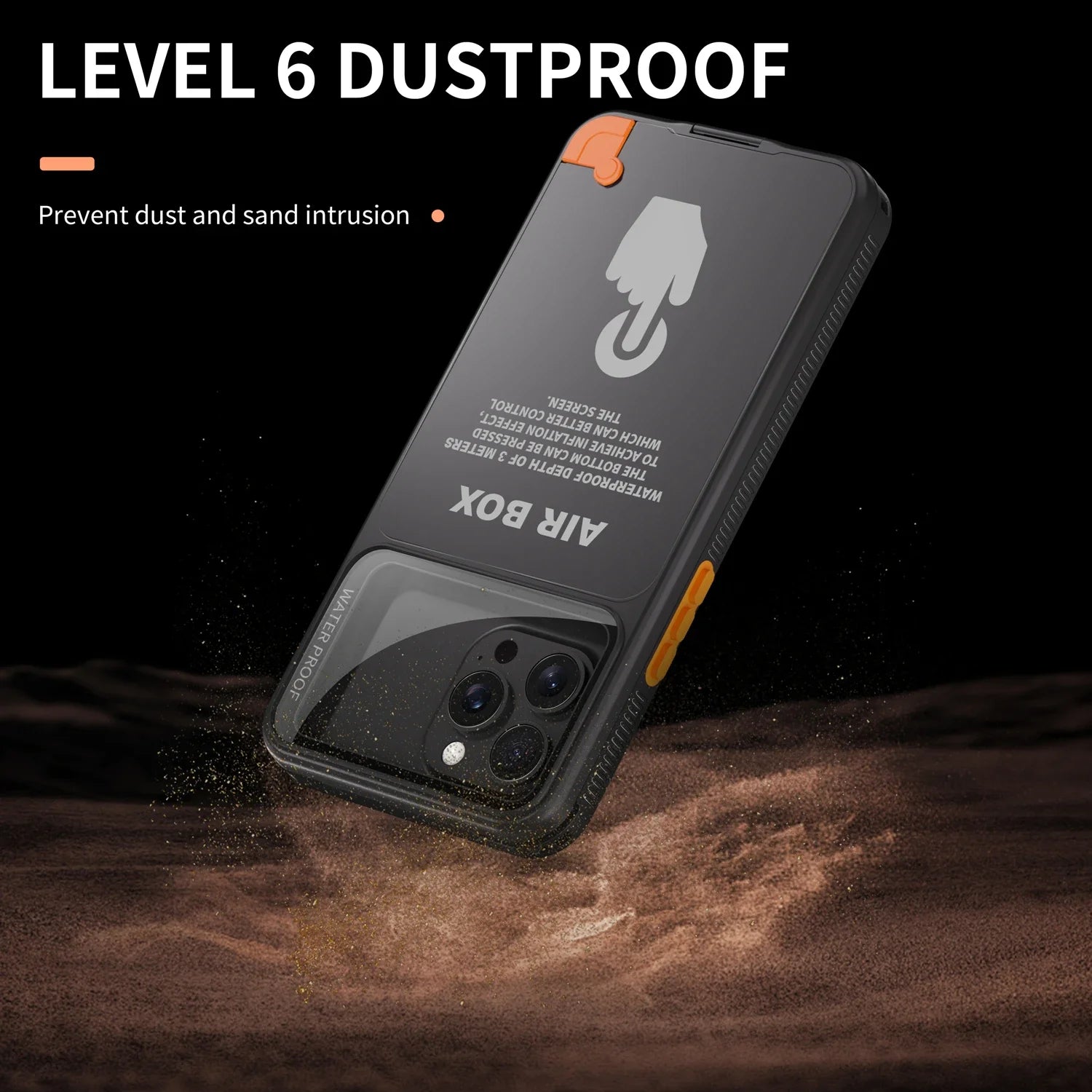 IP68 Waterproof Phone Case For iphone| Underwater Full Sealing Cover Shockproof Screen Protector