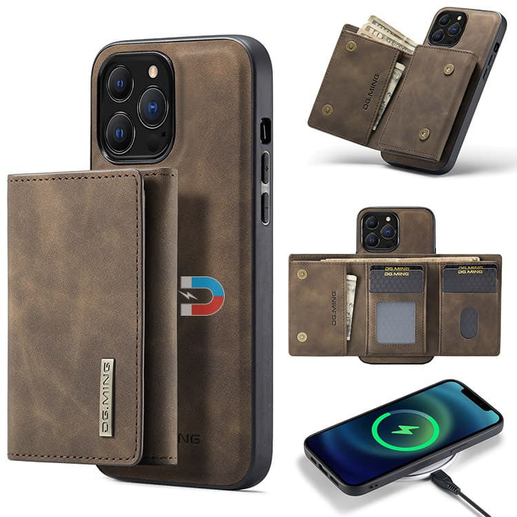 LV Magnetic Detachable Wireless Charging Phone Case